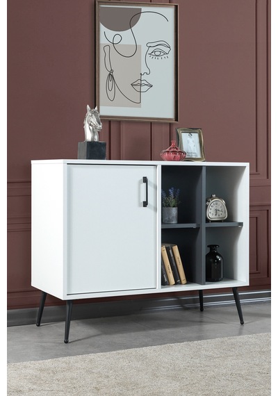 4112 Şile Metal Ayaklı Metal Kulplu 100 Cm Konsol - Tv Ünitesi - Yemek Odası - Kahve Köşesi Beyaz 4112 Şile Metal Ayaklı Metal Kulplu 100 Cm Konsol - Tv Ünitesi - Yemek Odası - Kahve Köşesi Beyaz