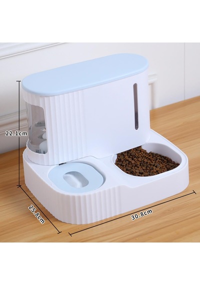 Tr Otomatik Evcil Hayvan Besleyici 3l Yiyecek Kasesi 850ml Su Şişesi Köpek Kedi Besleme Aracı Dağıtıcı Sulama Ma