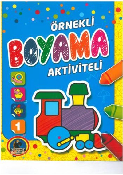 4e Boyama Kitabı Aktiveli Örneklli 48 Syf Tren Karatay Yay.