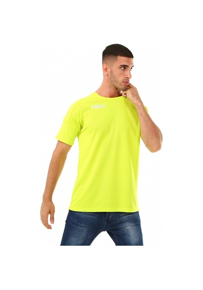 Raru Erkek Basic T-Shirt Grıll Yeşil Çok Renkli