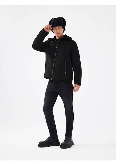 Loft Regular Fit Siyah Erkek Mont Lf2040817 Siyah