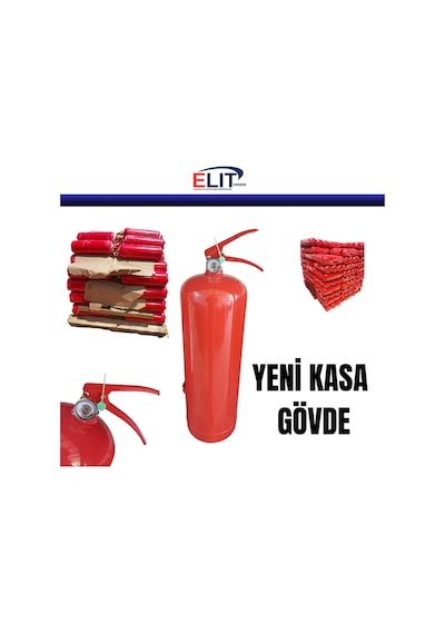 Yangın Söndrüme Tüpü 6 Kg Ruhsata Uygun Kuru Kimyevi Tozlu Kkt Söndürcü - 751983145