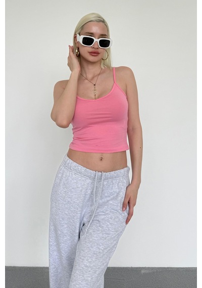 Madmext Şeker Pembe Askılı V Yaka Atlet Mg2454 Şeker Pembe Madmext Şeker Pembe Askılı V Yaka Atlet Mg2454 Şeker Pembe
