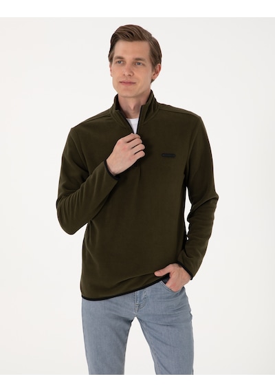 Pierre Cardin Erkek Haki Sweatshirt 50314056-vr027 Haki