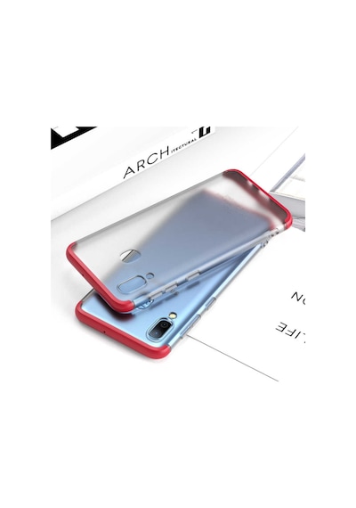 Samsung Uyumlu Galaxy A20 Kilif 3 Parçali Seffaf Korumali Gkk 403667491