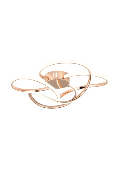 Pl 08 4 Model Gold 3 Renkli Salon Ve Oturma Odası İçin İdeal Alüminyum Avize, 50x25 Gold