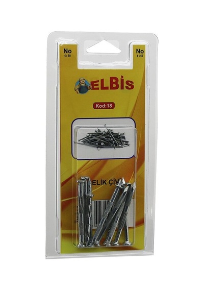 Elbis-18 Çelik Çivi 4x50 Mm- 12'li Paket