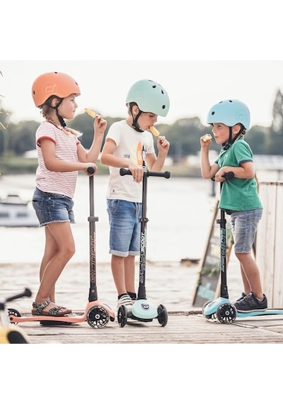 Scoot And Ride Highwaykick 3 Led Tekerlekli Çocuk Scooter Turkuaz 170301-96356 Açık Mavi
