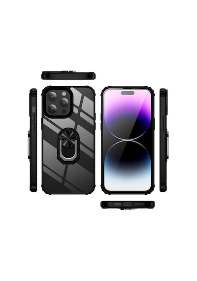 Apple Uyumlu iPhone 14 Pro Kılıf Zore Mola Kapak Siyah