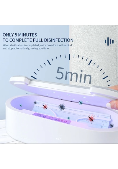 Omniax Akıllı Uv Dezenfeksiyon Kutusu Telefon Aksesuar Maske Takı Sterilizasyon Cihazı