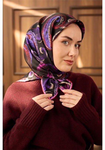 Silk Home Twill İpek Eşarp 11490-17 Siyah