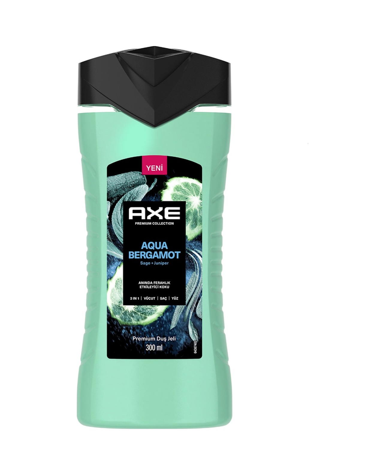 5 Adet Axe Aqua Bergamot Duş Jeli 300 Ml Diğer