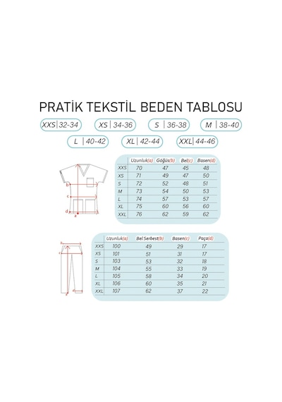 Likralı Yarasa Kol Doktor&Hemşire Forması Beyaz Tek Üst (498516140)