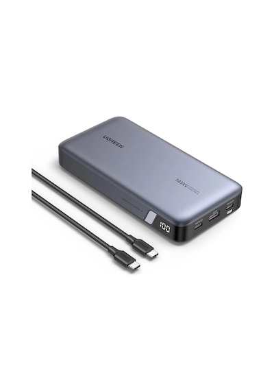 Ugreen 145w 25000mah Pd Qc 3.0 Led Göstergeli Usb Type-c Taşınabilir Hızlı Şarj Cihazı Powerbank
