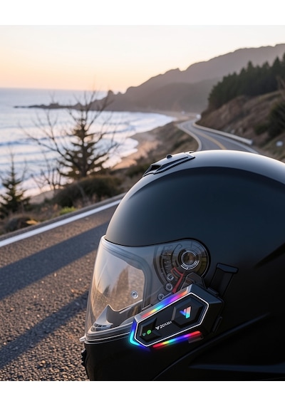 Kask İçi Bluetooth Kulaklık, Bt5.3 Çipli, 25 Saat Pil