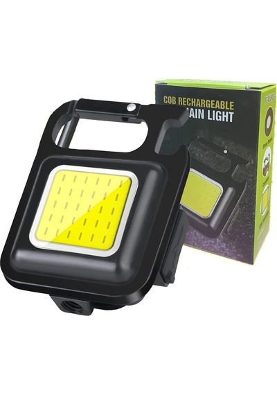 Dalyan Çok Işlevli Şarj Edilebilir Mini Led Anahtarlık El Feneri Çok Renkli