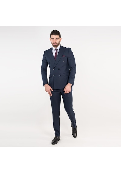 Apartro Kruvaze Slimfit Erkek Takım Elbise