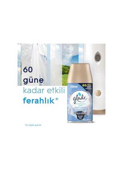 Glade Otomatik Sprey Oda Kokusu Yedek Temiz Çarşaf Ferahlığı 269 ML