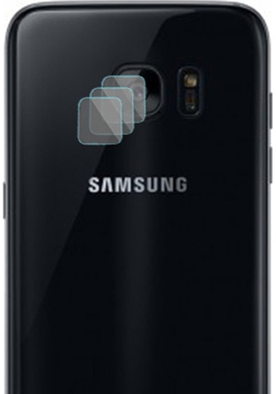 Gor Samsung Uyumlu Galaxy S7 Edge Nano Kamera Koruyucu 3 Adet Set