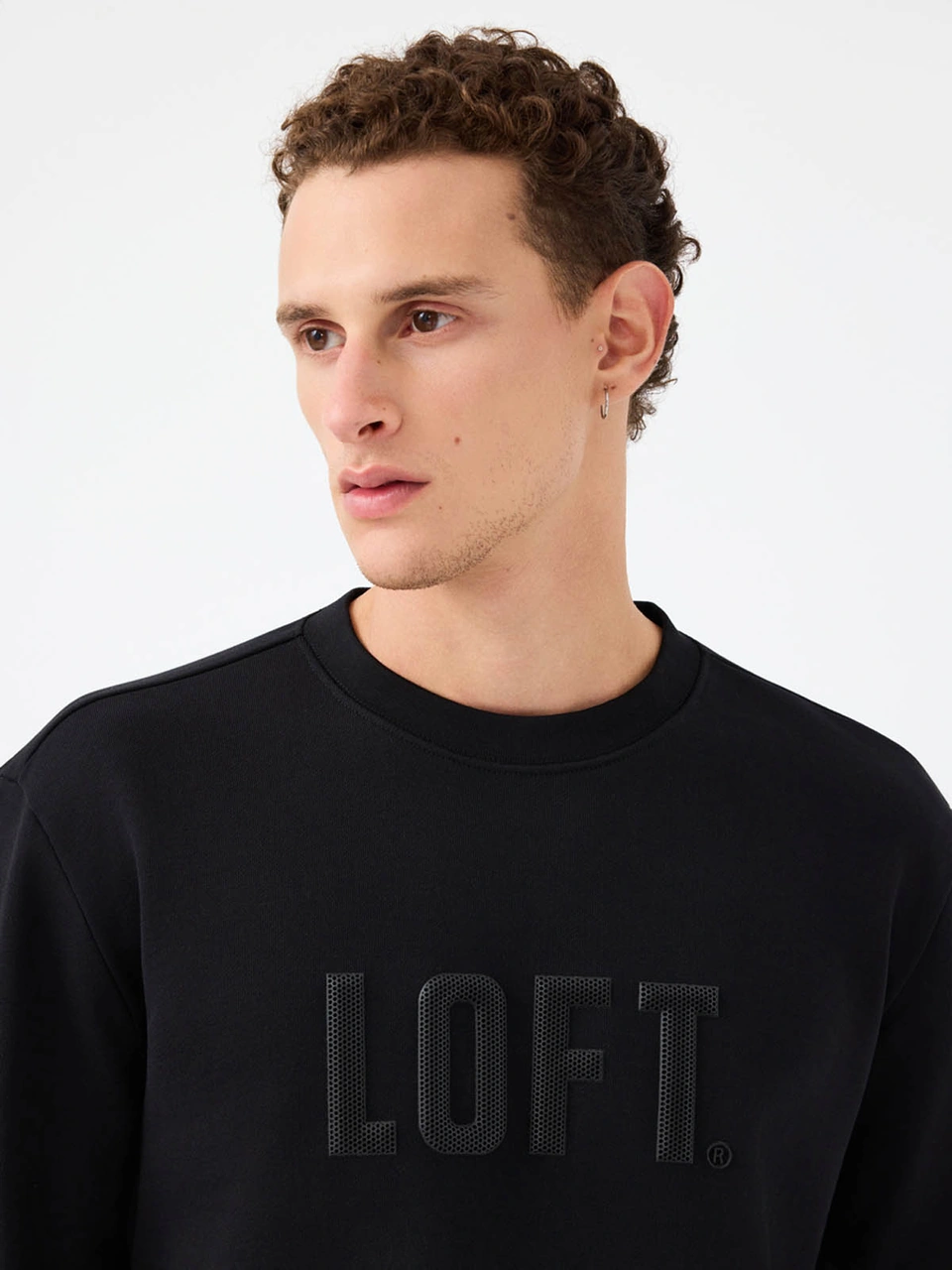 Loft Regular Fit Siyah Erkek Sweatshirt Lf2041537 Siyah