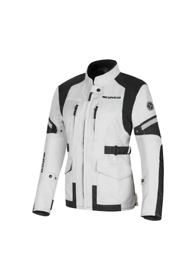 Motoanl Motosiklet Kadın Montu 4 Mevsim Uzun Oxford 600-d Dayanıklı Kumaş Women Motor Mont Grey