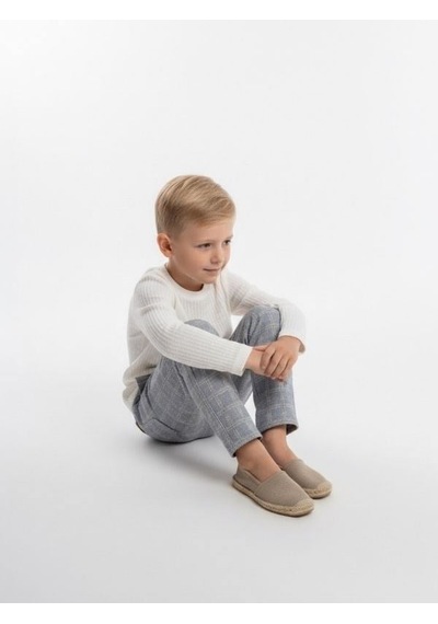 Zekids Erkek Çocuk Tasarım Uzun Kollu T-shirt-17146 Beyaz