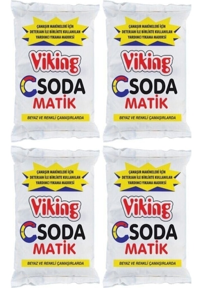 Viking Soda Matik Deterjan 500 Gr X 4 Adet