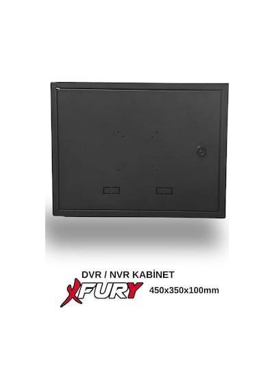 Fury Dvr/nvr Cctv Rack Kabinet Ve Monitör Koruma Kutusu 1u 19 '' W 45 H 35 D 10
