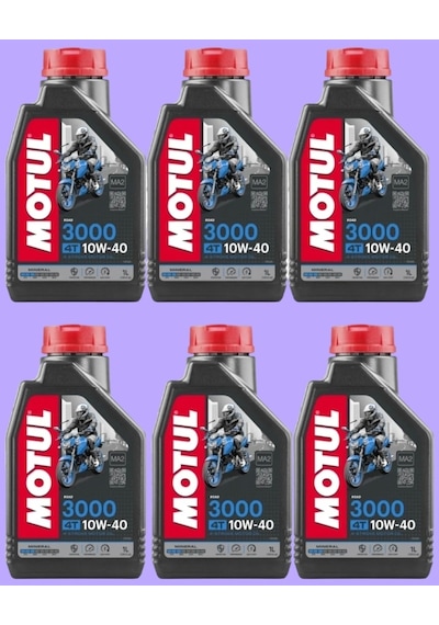 Motul 3000 10W-40 4T Mineral Motor Yağı 6 x 1 L