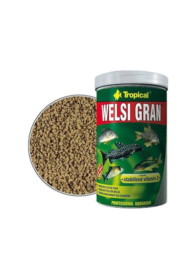 Tropical Welsi Gran Vatoz ve Dip Balığı Yemi 100 G Kovadan Bölme