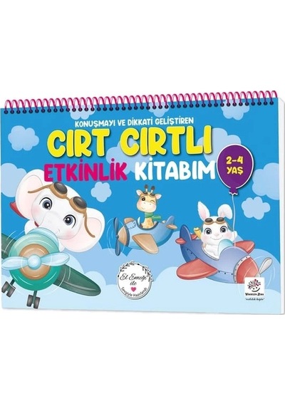 Cırt Cırtlı Etkinlik Kitabım 2-4 Yaş