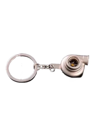 Schulzz Ultra Realistik Dönen Turbo Salyangozu Metal Anahtarlık