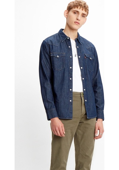 Levi's Barstow Western Standard Mavi Erkek Gömlek- Çok Renkli