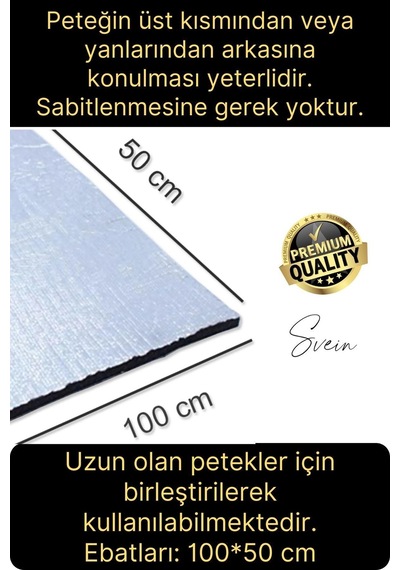 1 Adet Petek Arkası 1 Cm Isı Yalıtım Levhası Radyatör İzolasyon Kalorifer Ev Ofis Tasarruf Arkalığı