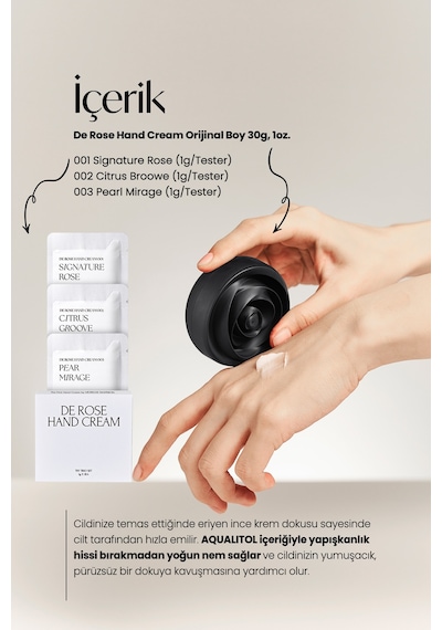 Parfümlü Nemlendirici El Kremi Muzıgae Mansıon De Rose Hand Cream 002 Citrus Groove