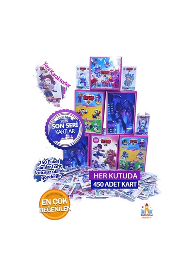 Brawl Stars Oyun Kartı - 150 Paket Kutulu, Efsane 42. Seri İle Kazanın