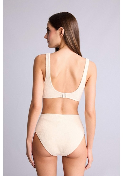 Defacto Regular Fıt Bürümcük Bikini Alt E0209ax26smwt16 Beyaz-wt16