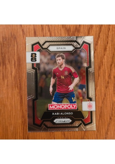 Panini Prizm Monopoly Xabi Alonso No. 40 Lisanlı Oyun Kartları - Silver