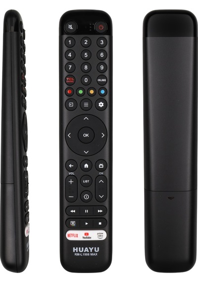 Rm-l1508 Tcl Max Netflix Youtube Prime Video Tuşlu Lcd Led Tv Kumanda