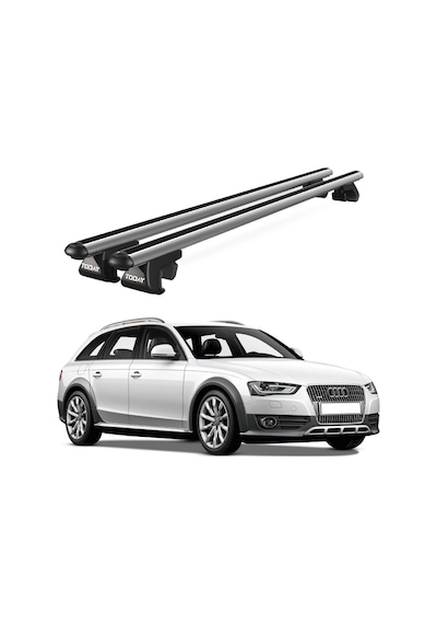 Venüs Audi A4 Allroad 2009-2016 Uyumlu Gri Ara Atkı Port Bagaj Tavan Barı