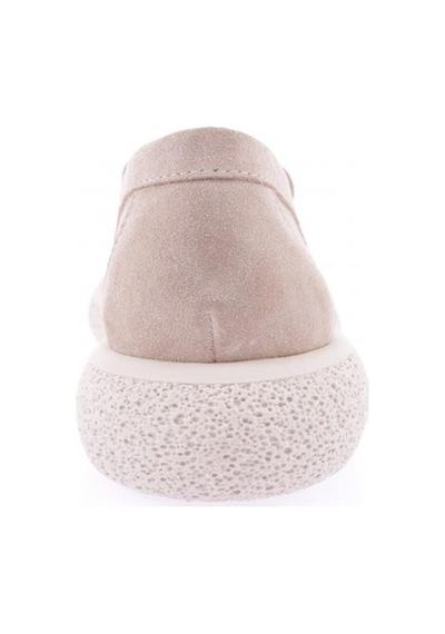 Dgn 1504 Kadin Aksesuarli Loafer Ayakkabi 1504-1589-R0186 Bej Süet