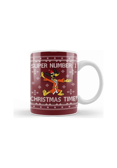 Hong Kong Phooey Super Number One Christmas Time Kupa Bardak Porselen Karışık