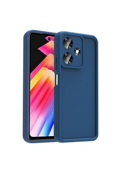 Lexroo İnfinix Hot 30 Kamera Korumalı Ananas Kılıf - Siyah