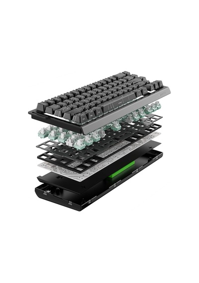 Attack Shark X68 He Hall Effect Rapid Trigger Mekanik Klavye Manyetik Switch Black Contour