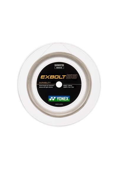 Yonex Exbolt 68 Badminton Kordajı 0.68 Mm 200 Metre Beyaz
