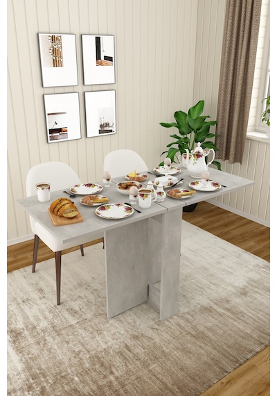 Asra Trend Katlanır Mutfak Yemek Masası KM-32 %100 MDF Akıllı Çalışma Masası Retro Taş Asra Trend Katlanır Mutfak Yemek Masası KM-32 %100 MDF Akıllı Çalışma Masası Retro Taş