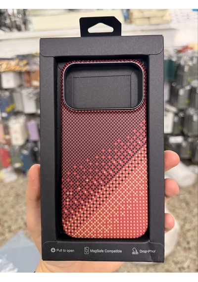 iPhone Uyumlu 17 Pro Max Knt Karbon Magsafe Kılıf No2