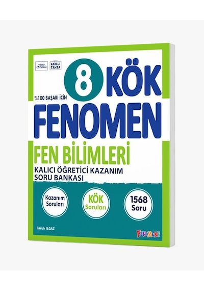 Fenomen Yayınları 8.sınıf Kök Fen Bilimleri Soru Bankası