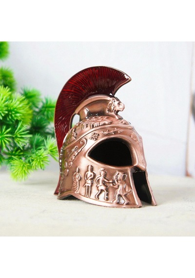 Metal Dekoratif Şövalye Miğferi