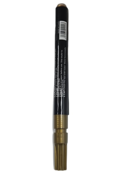 Rötuş Kalemi Paint Pen Gold Renk Metal, Ahşap Ve Oto Yüzey Boyası / 2 Adet